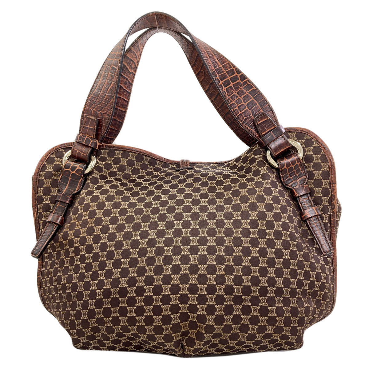 CELINE Macadam Bitter Sweet Tote Bag Canvas Ladies [Used]