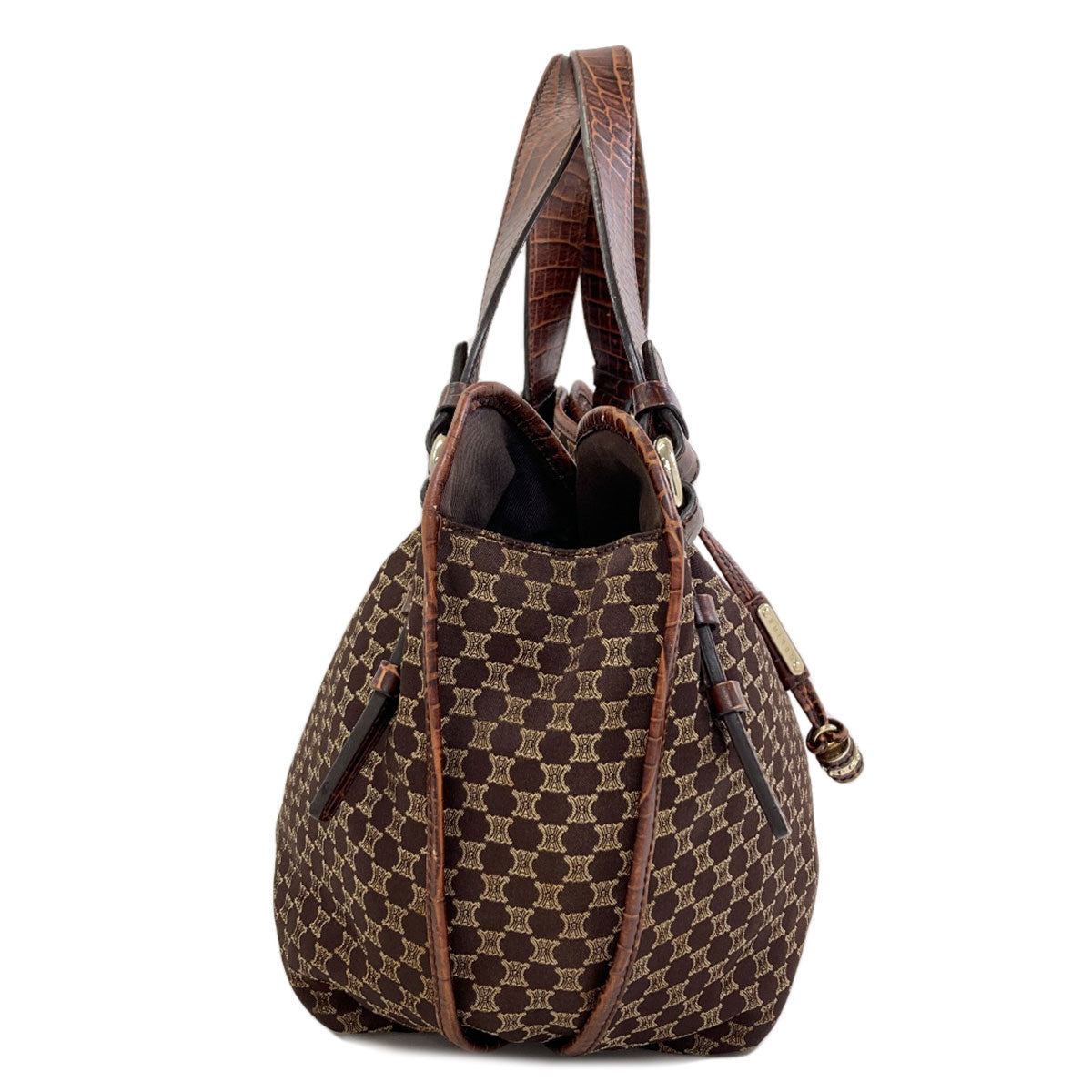 CELINE Macadam Bitter Sweet Tote Bag Canvas Ladies [Used]