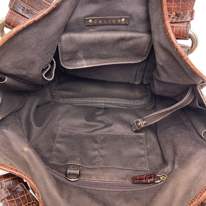 CELINE Macadam Bitter Sweet Tote Bag Canvas Ladies [Used]