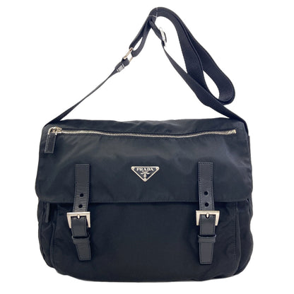 PRADA Logo Hardware Shoulder Bag Nylon Ladies [Used]