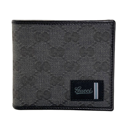 GUCCI 224117 GG Supreme Bifold Wallet with Coin Pocket Canvas mens [Used]