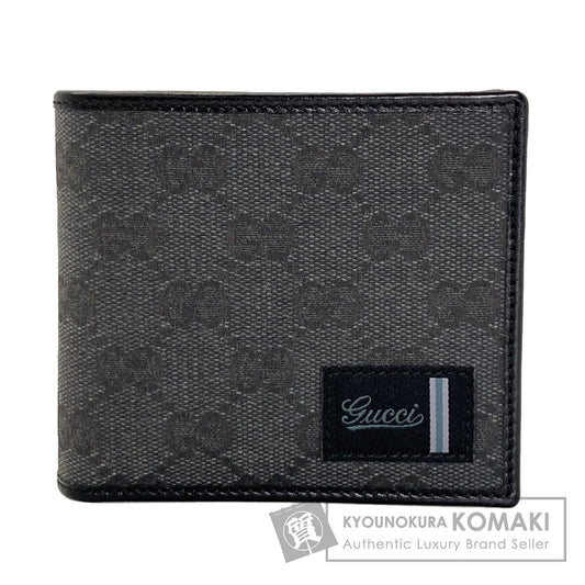 GUCCI 224117 GG Supreme Bifold Wallet with Coin Pocket Canvas mens [Used]