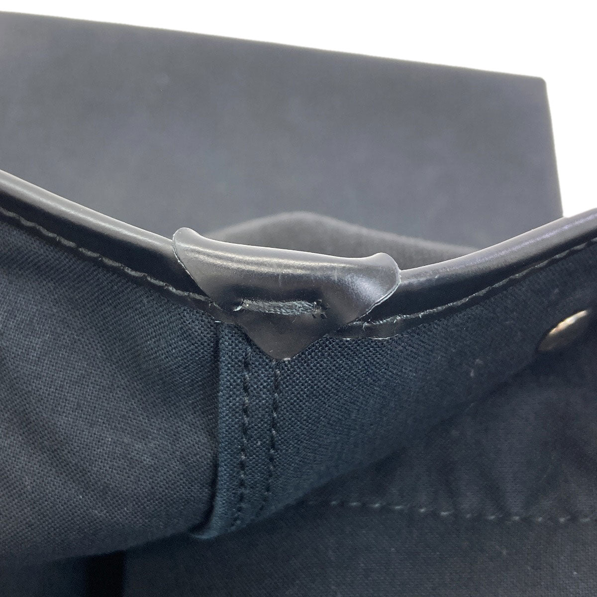 BALENCIAGA 339933 NAVY CABAS Handbag Canvas Ladies [Used]