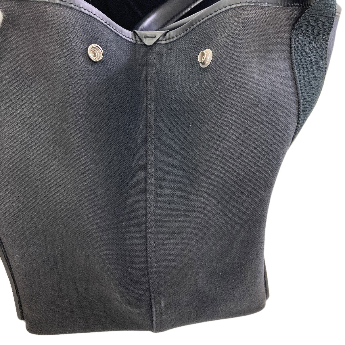 BALENCIAGA 339933 NAVY CABAS Handbag Canvas Ladies [Used]