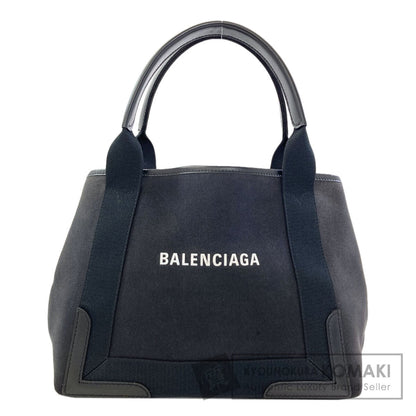 BALENCIAGA 339933 NAVY CABAS Handbag Canvas Ladies [Used]