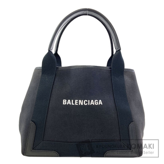 BALENCIAGA 339933 NAVY CABAS Handbag Canvas Ladies [Used]