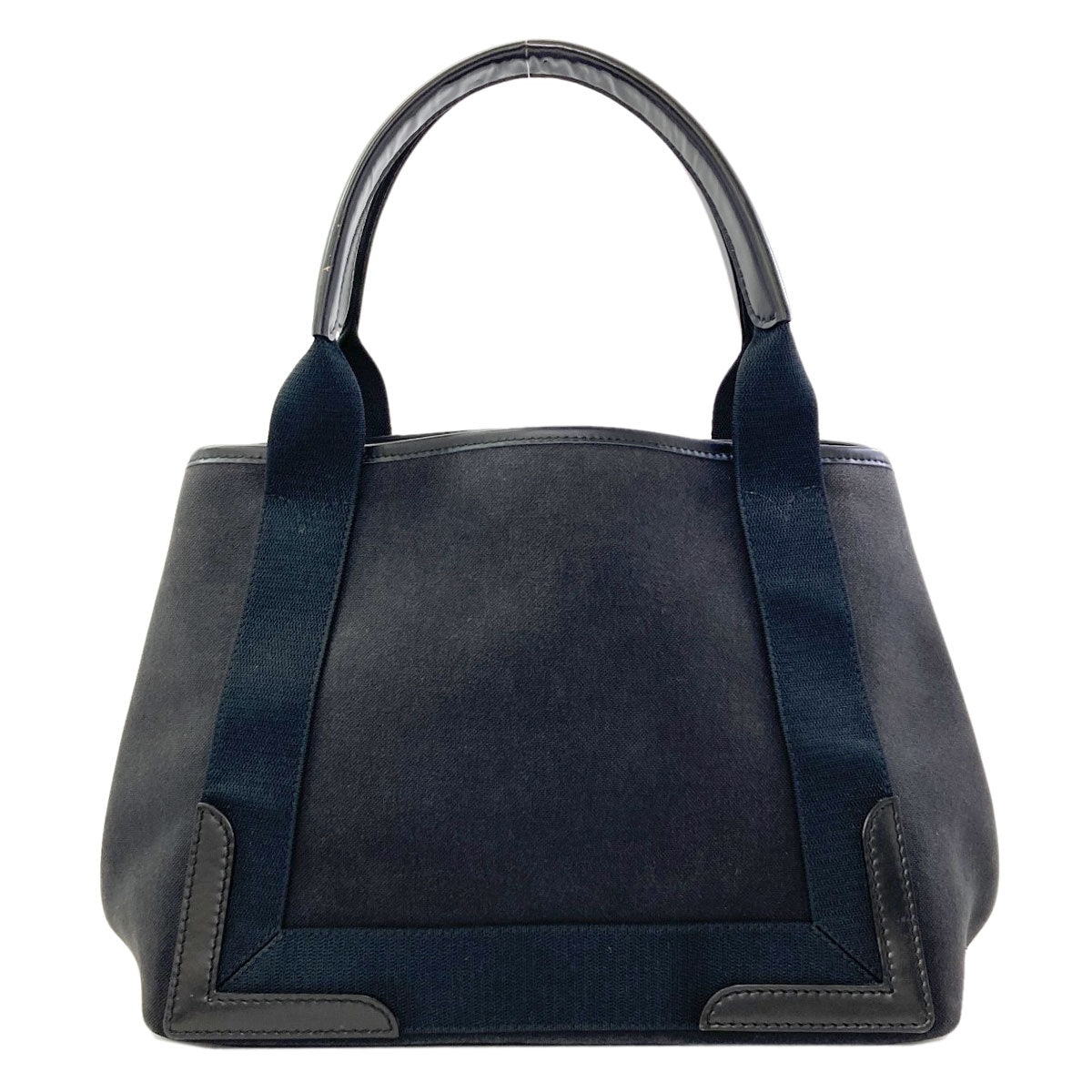 BALENCIAGA 339933 NAVY CABAS Handbag Canvas Ladies [Used]