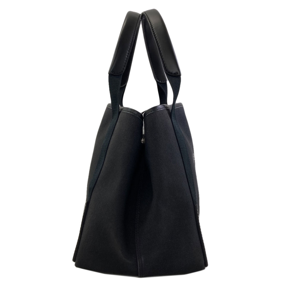 BALENCIAGA 339933 NAVY CABAS Handbag Canvas Ladies [Used]