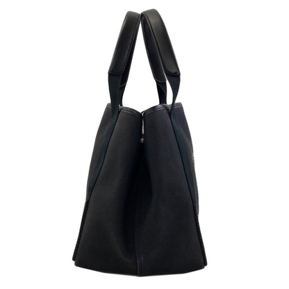 BALENCIAGA 339933 NAVY CABAS Handbag Canvas Ladies [Used]