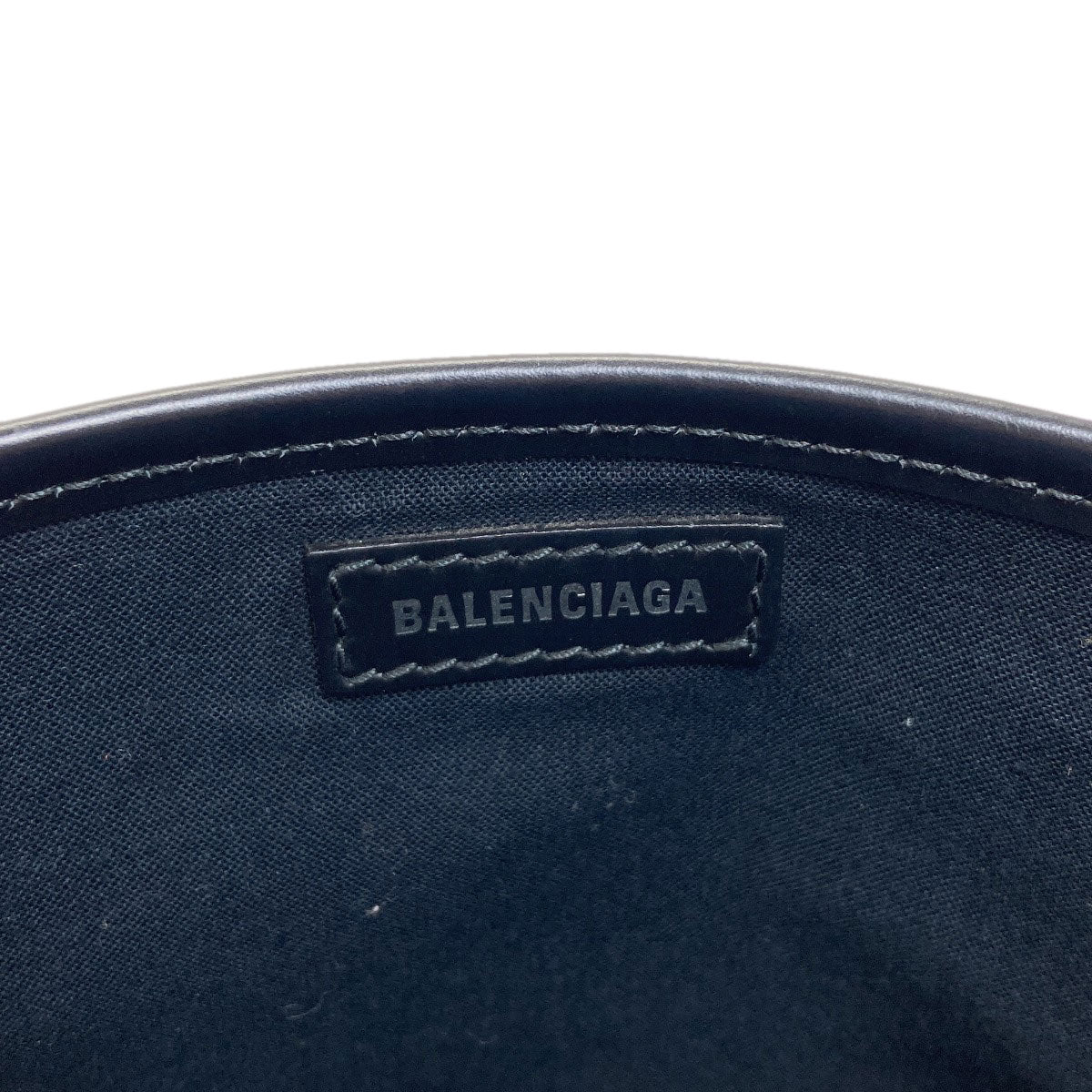 BALENCIAGA 339933 NAVY CABAS Handbag Canvas Ladies [Used]