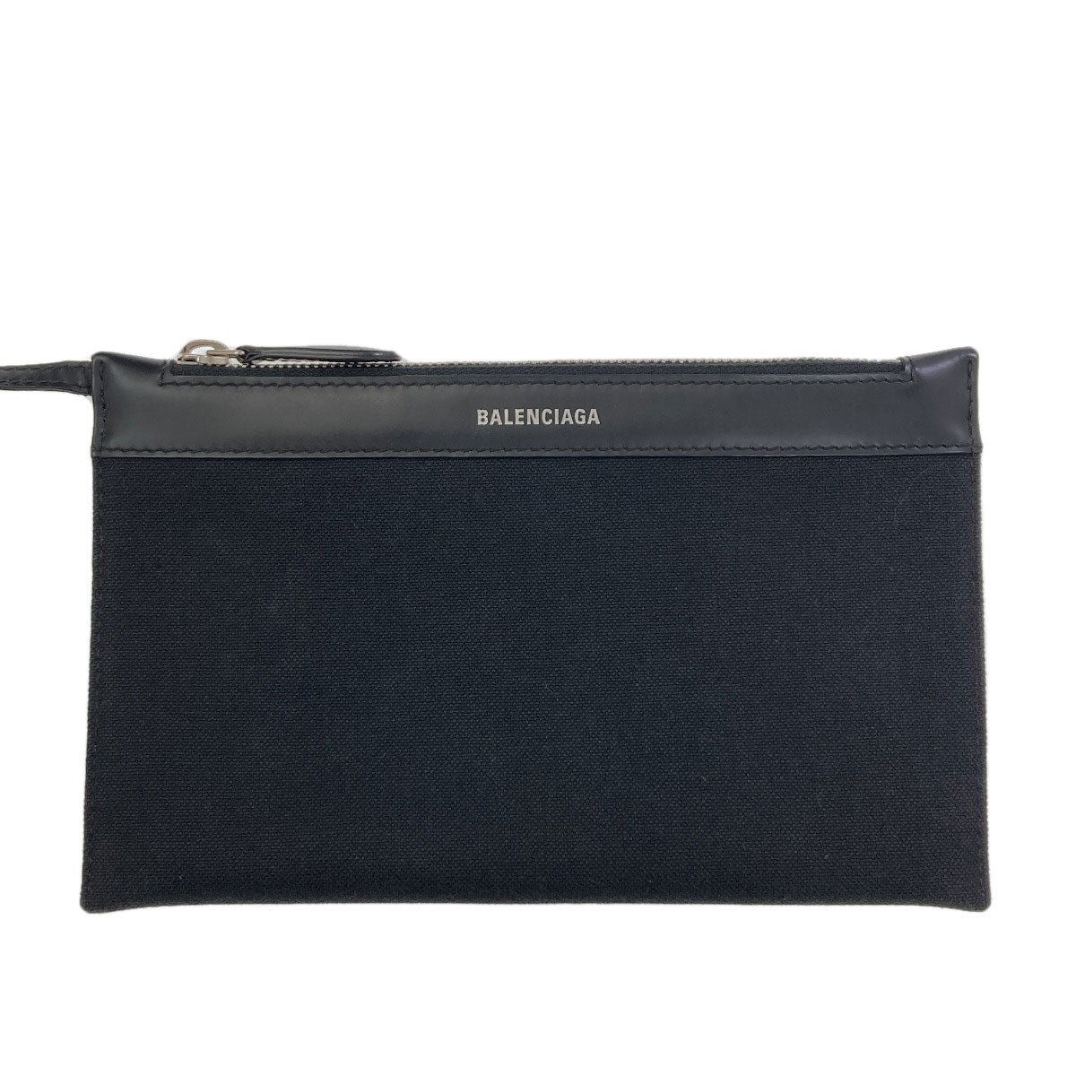 BALENCIAGA 339933 NAVY CABAS Handbag Canvas Ladies [Used]