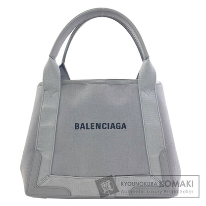 BALENCIAGA 339933 NAVY CABAS Tote Bag Canvas Ladies [Used]