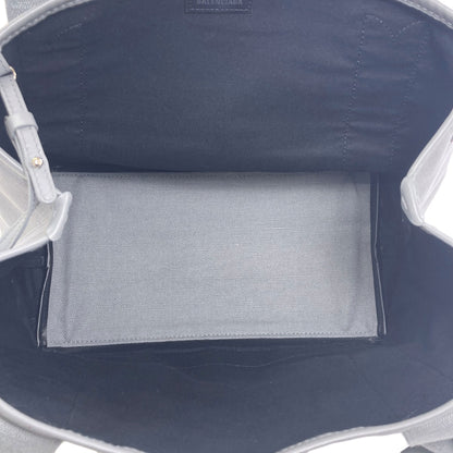 BALENCIAGA 339933 NAVY CABAS Tote Bag Canvas Ladies [Used]