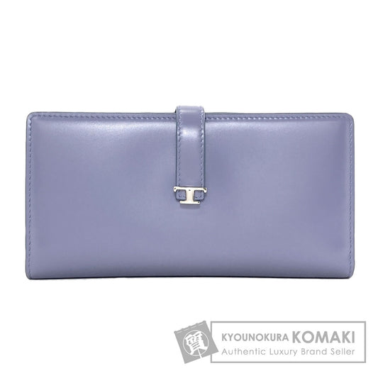 TODS T Timeless Long wallet (with coin pocket) Leather Ladies [Used]