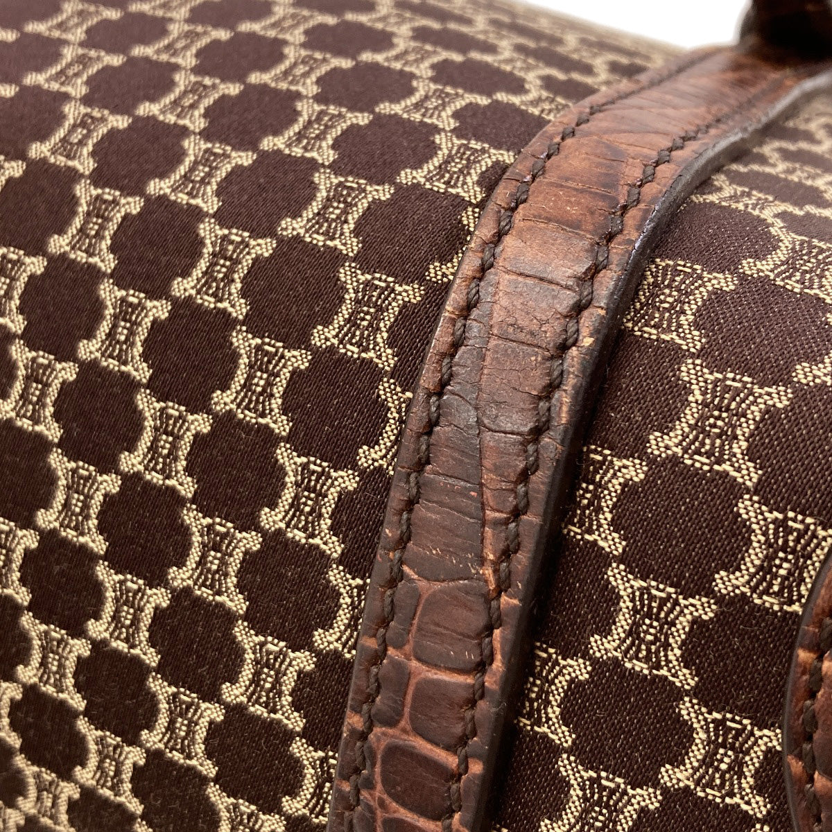 CELINE Macadam pattern Tote Bag Canvas Ladies [Used]