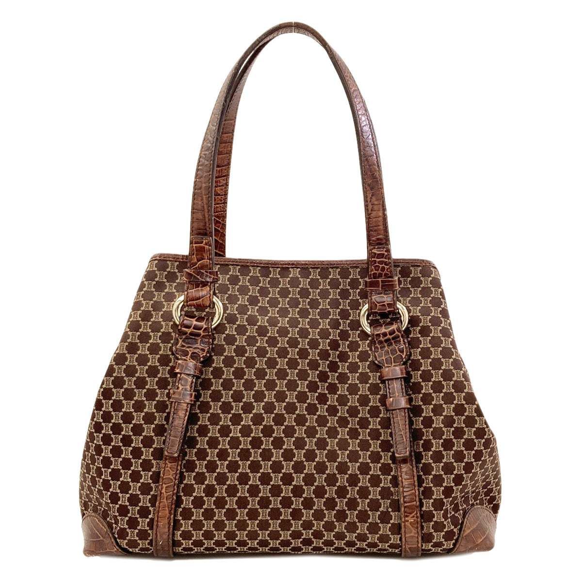 CELINE Macadam pattern Tote Bag Canvas Ladies [Used]