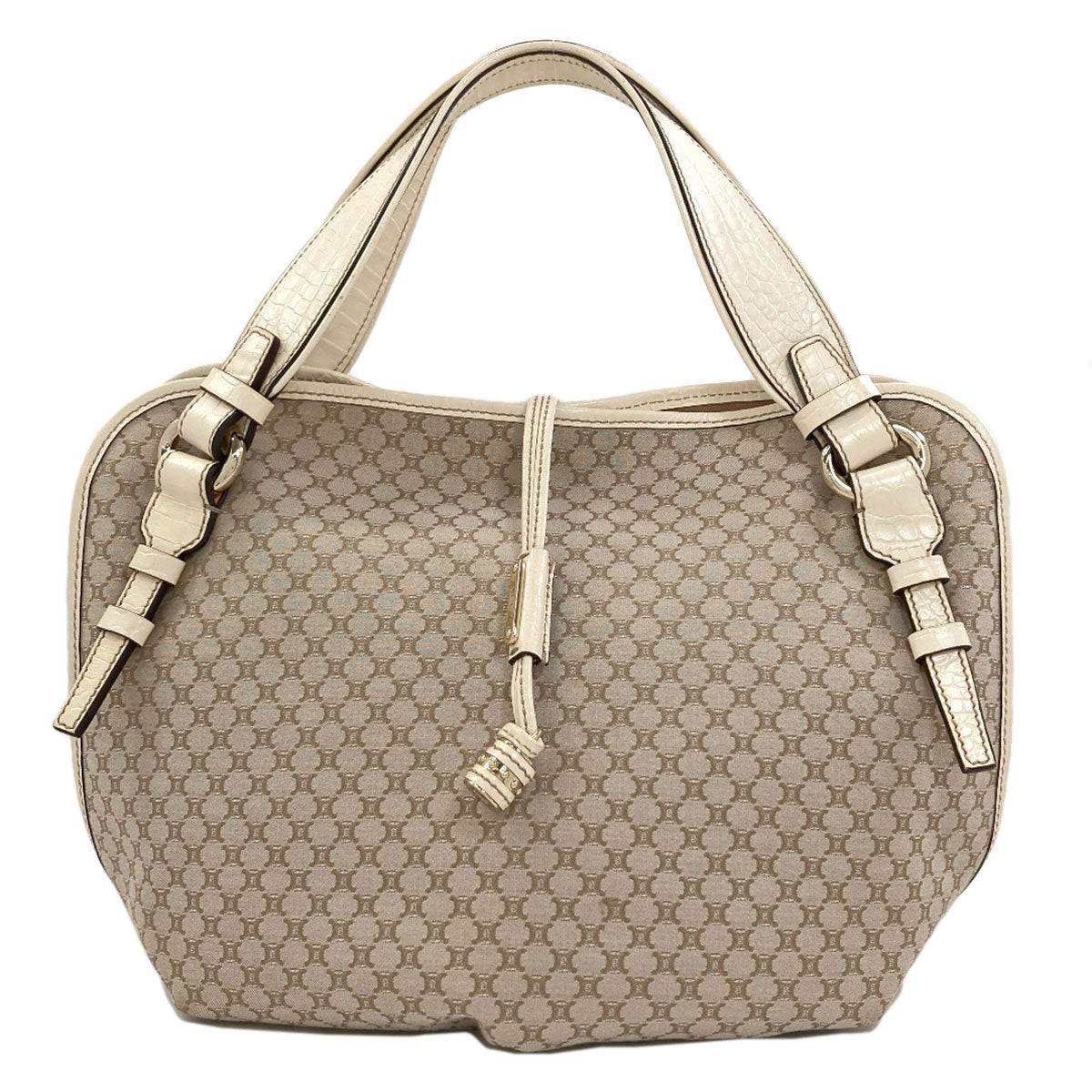 CELINE Macadam Bitter Sweet Tote Bag Canvas Ladies [Used]