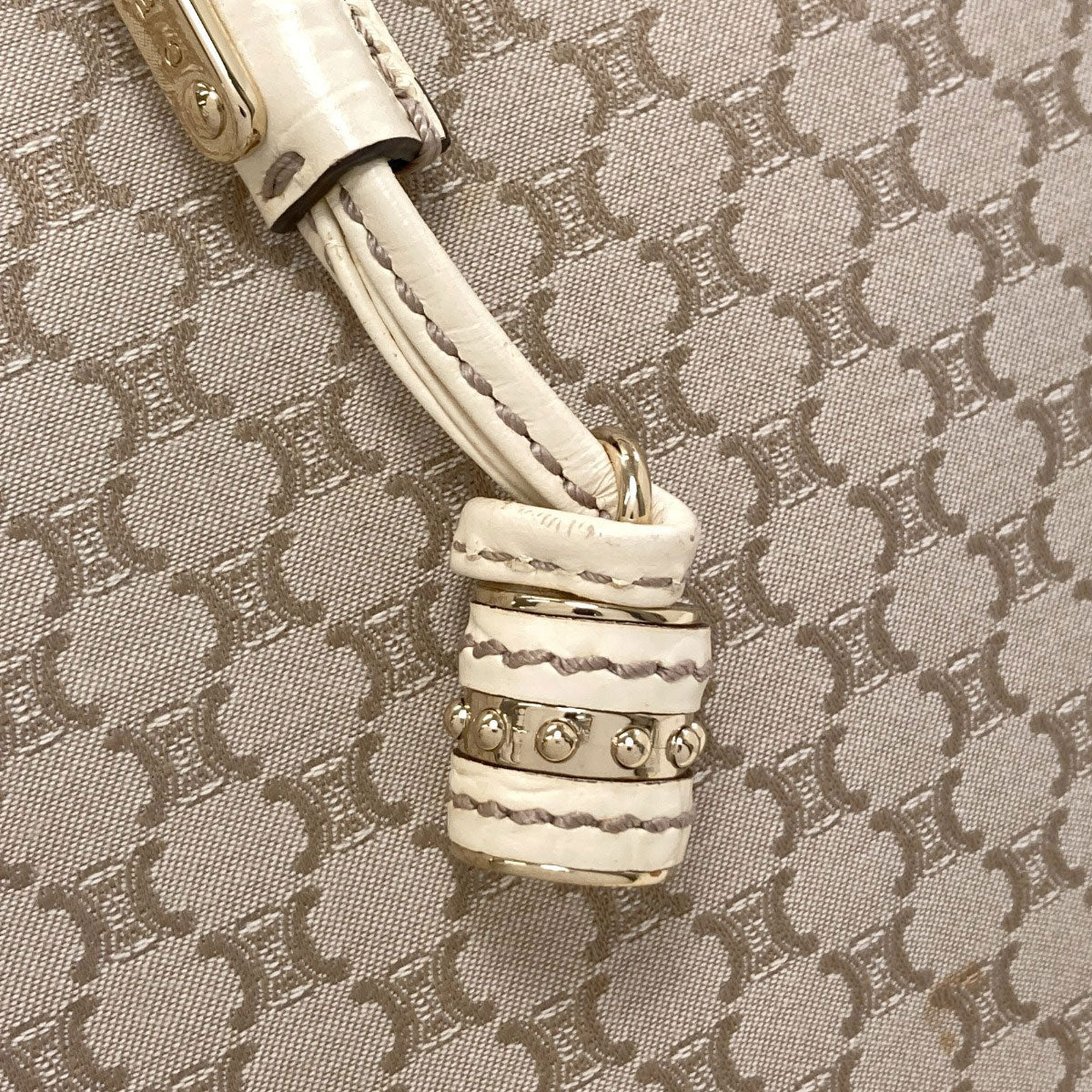 CELINE Macadam Bitter Sweet Tote Bag Canvas Ladies [Used]