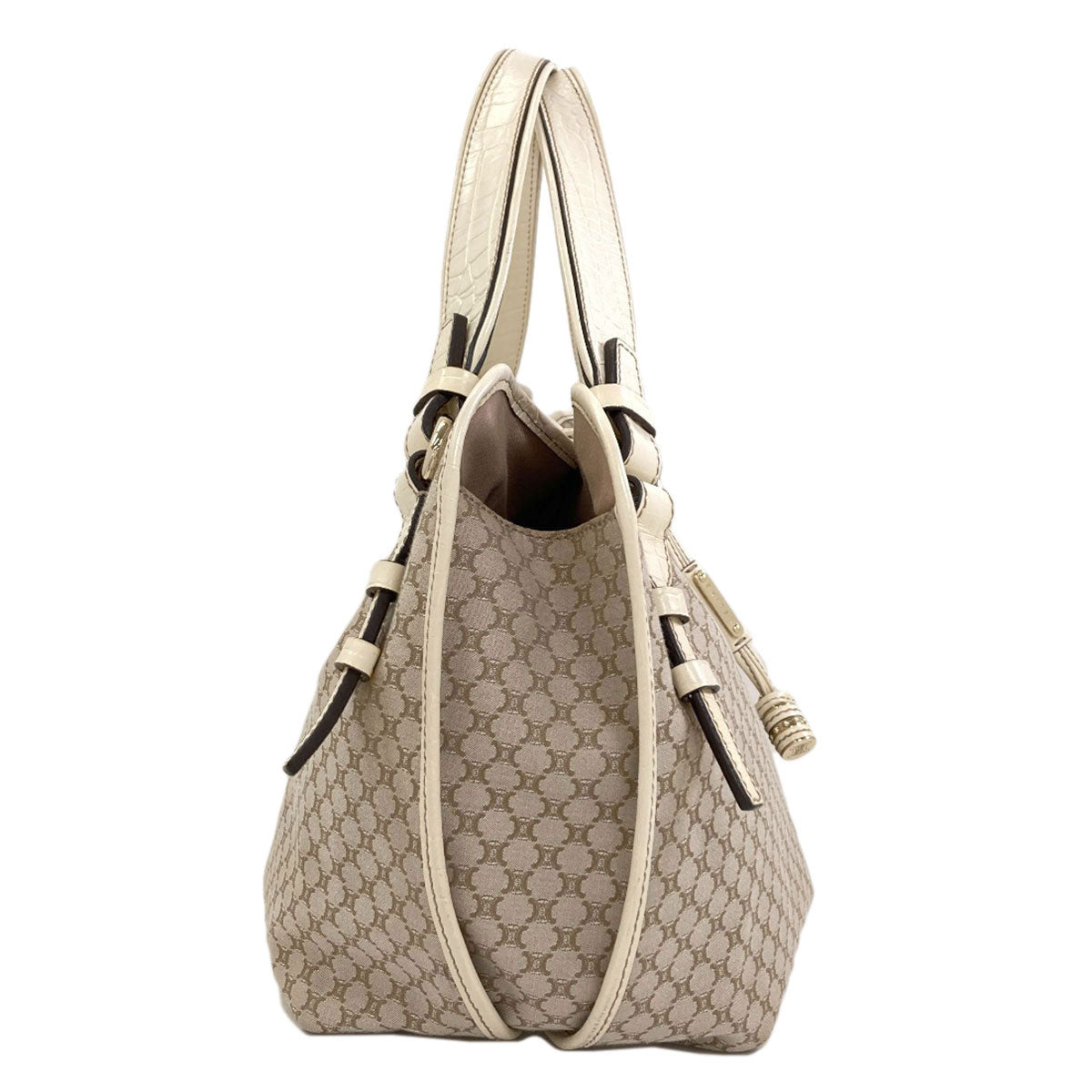 CELINE Macadam Bitter Sweet Tote Bag Canvas Ladies [Used]