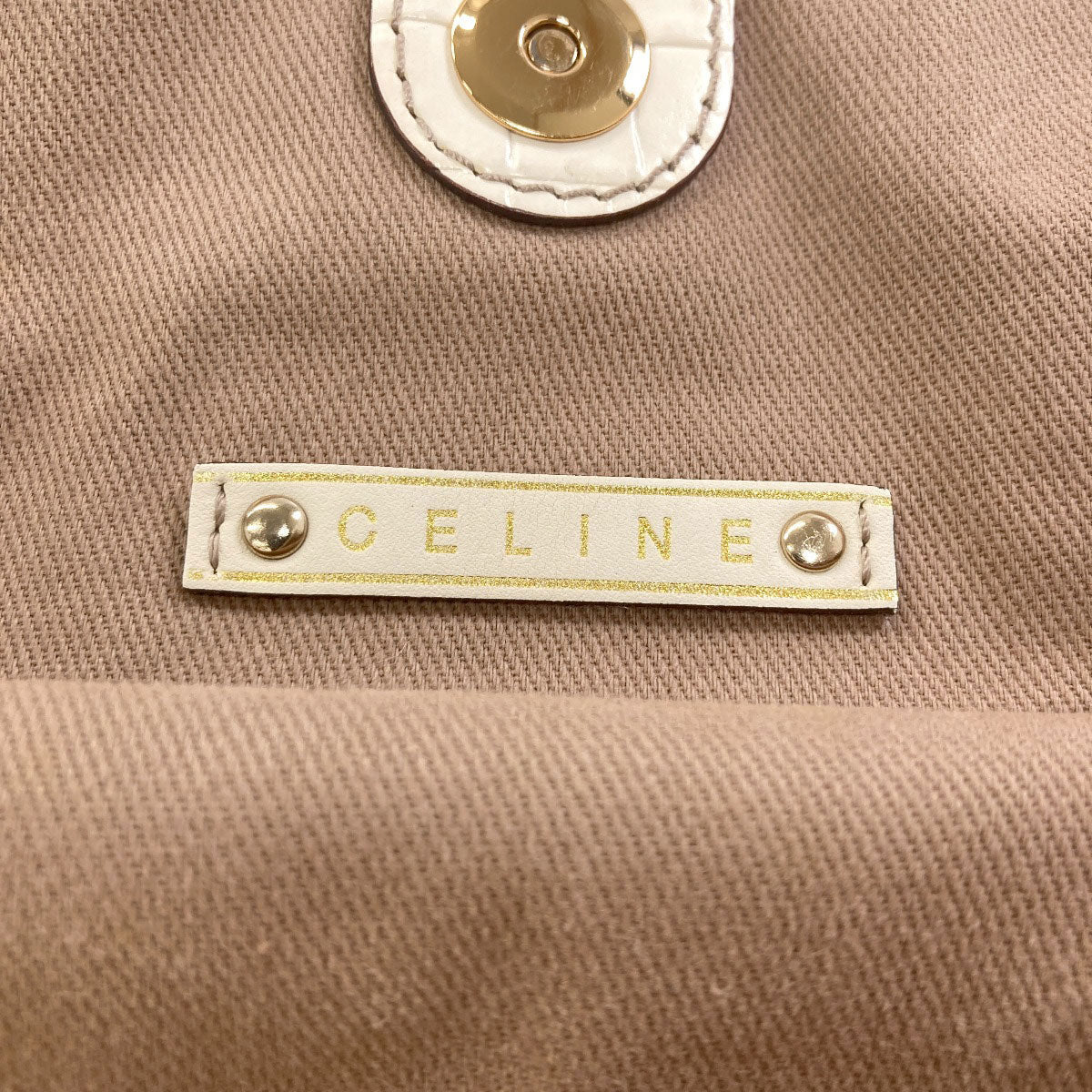 CELINE Macadam Bitter Sweet Tote Bag Canvas Ladies [Used]