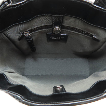 Jimmy Choo Star motif embossed 2-way bag Handbag Leather Ladies [Used]