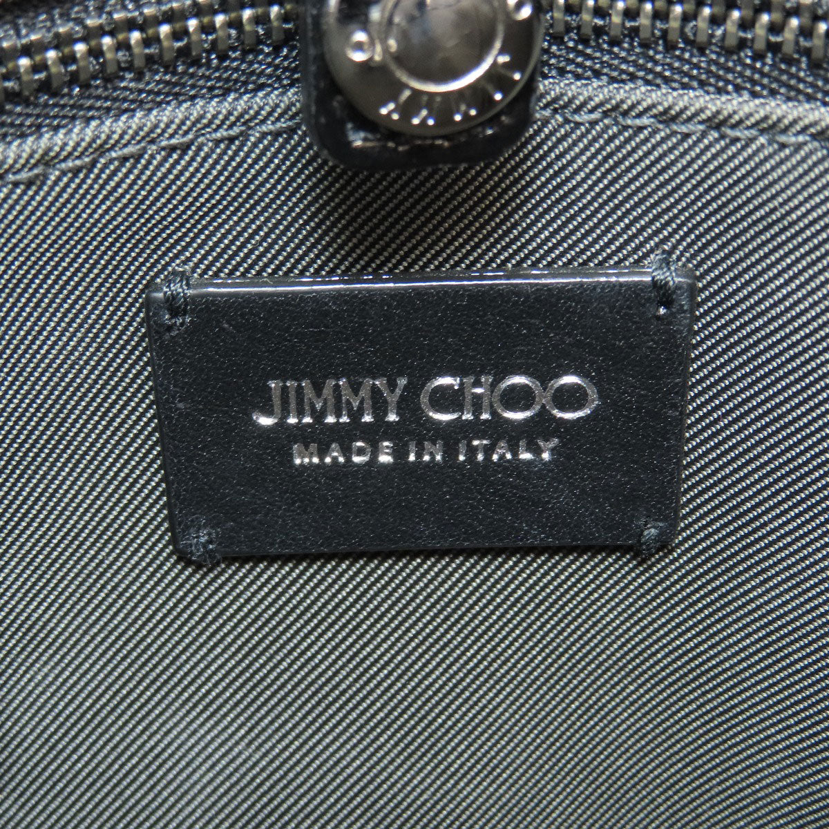 Jimmy Choo Star motif embossed 2-way bag Handbag Leather Ladies [Used]