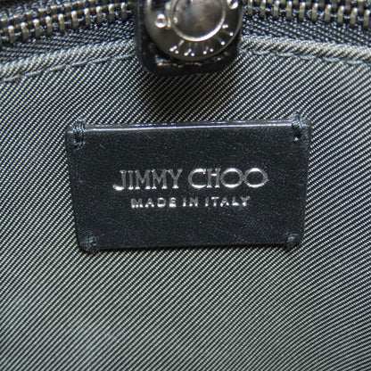 Jimmy Choo Star motif embossed 2-way bag Handbag Leather Ladies [Used]