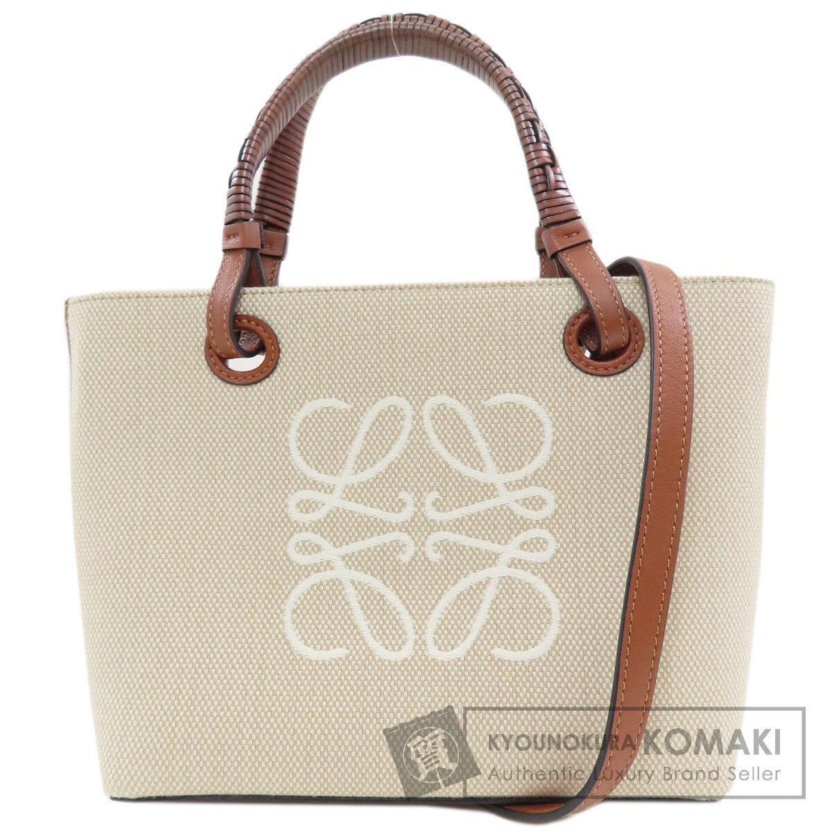 LOEWE Anagram 2WAY Handbag Canvas Ladies [Used]