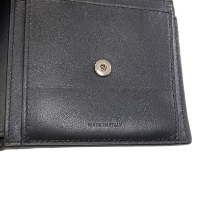 CELINE logo Bifold Wallet with Coin Pocket Leather mens [Used]