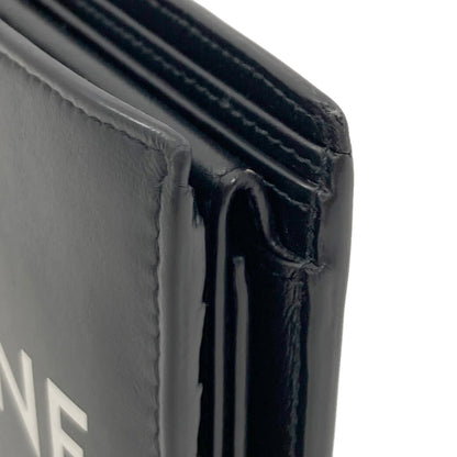 CELINE logo Bifold Wallet with Coin Pocket Leather mens [Used]