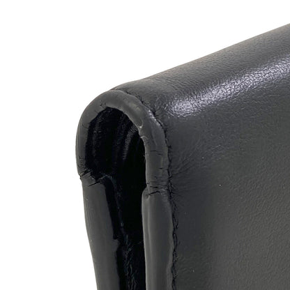 CELINE logo Bifold Wallet with Coin Pocket Leather mens [Used]