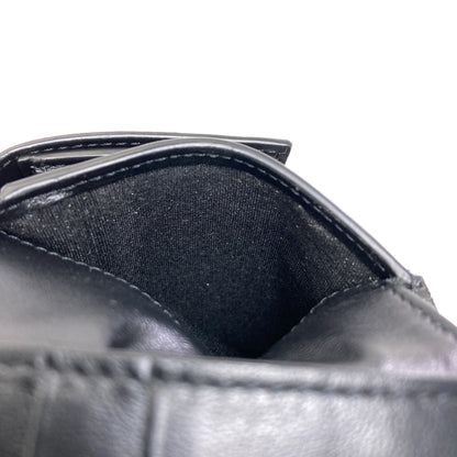 CELINE logo Bifold Wallet with Coin Pocket Leather mens [Used]