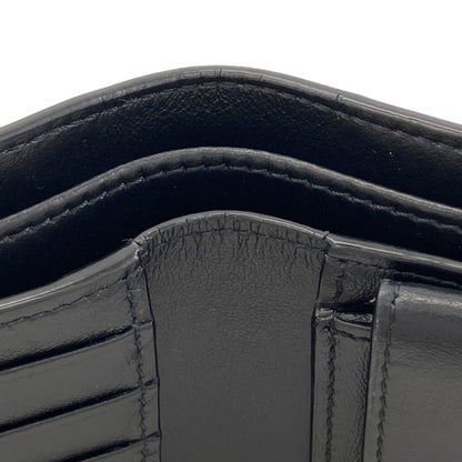 CELINE logo Bifold Wallet with Coin Pocket Leather mens [Used]