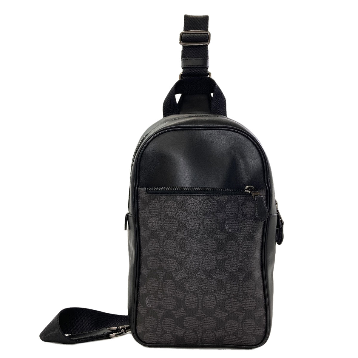 COACH 3102 Signature body bag PVC Ladies [Used]