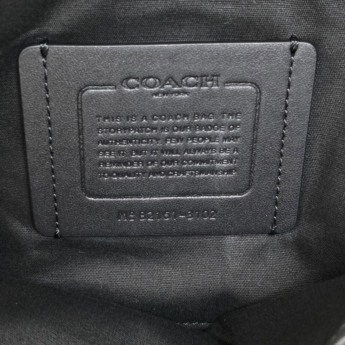 COACH 3102 Signature body bag PVC Ladies [Used]