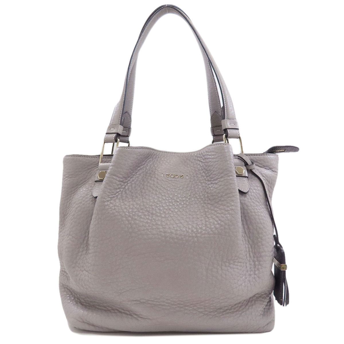 TODS logo Tote Bag Leather Ladies [Used]