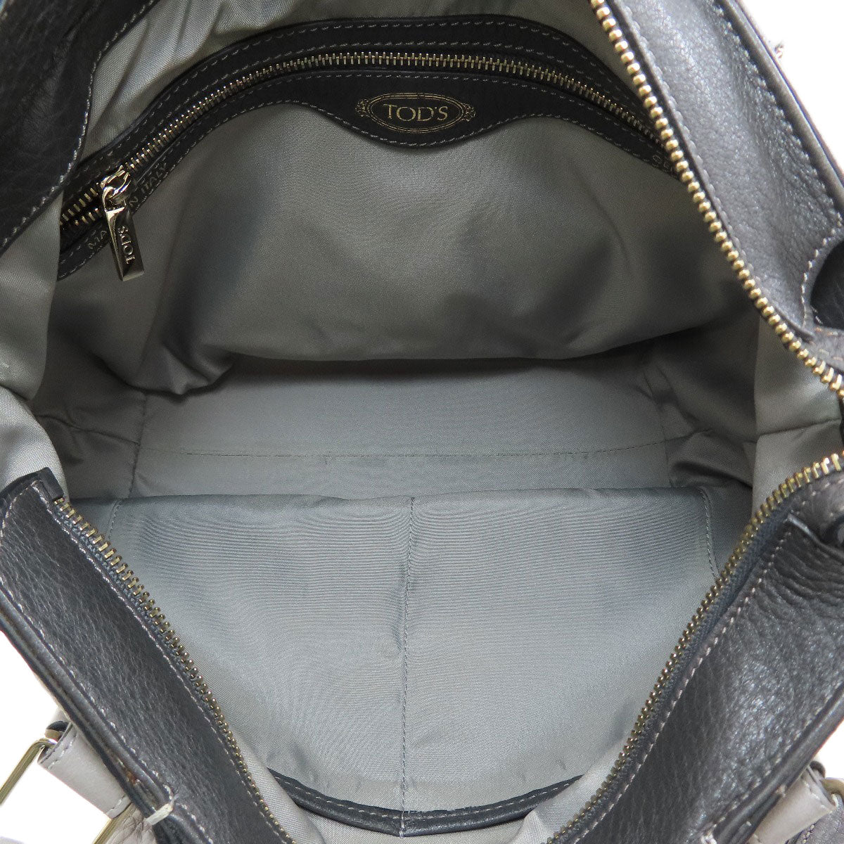 TODS logo Tote Bag Leather Ladies [Used]