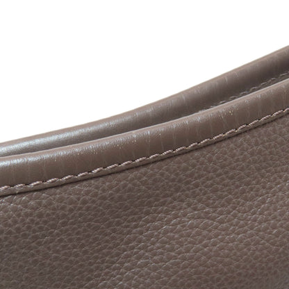 Longchamp logo Shoulder Bag Leather Ladies [Used]