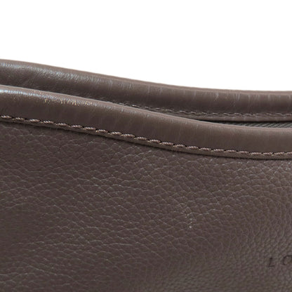 Longchamp logo Shoulder Bag Leather Ladies [Used]