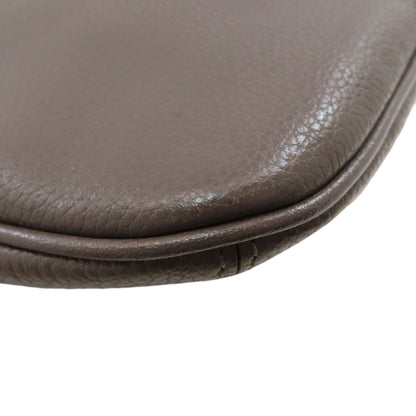 Longchamp logo Shoulder Bag Leather Ladies [Used]