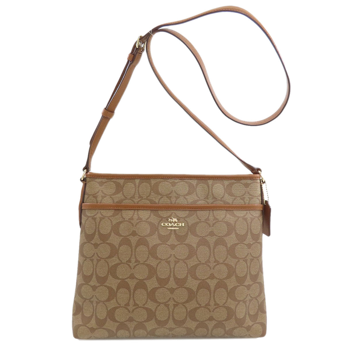 COACH F58297 Signature Shoulder Bag PVC Ladies [Used]