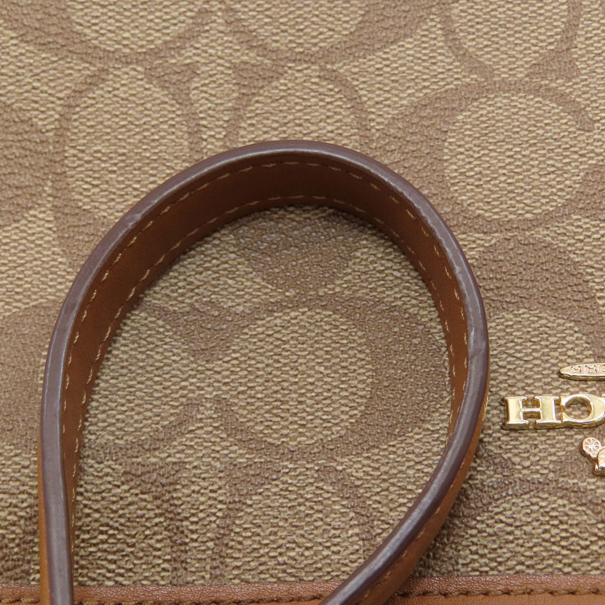 COACH F58297 Signature Shoulder Bag PVC Ladies [Used]