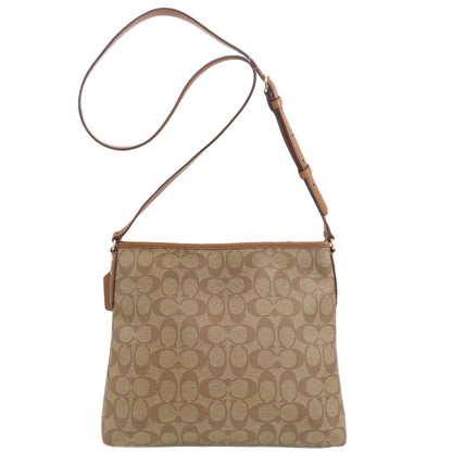 COACH F58297 Signature Shoulder Bag PVC Ladies [Used]