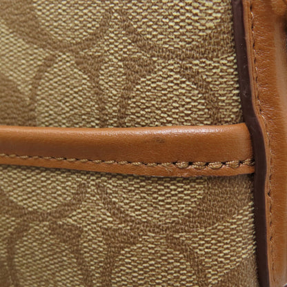 COACH F58297 Signature Shoulder Bag PVC Ladies [Used]