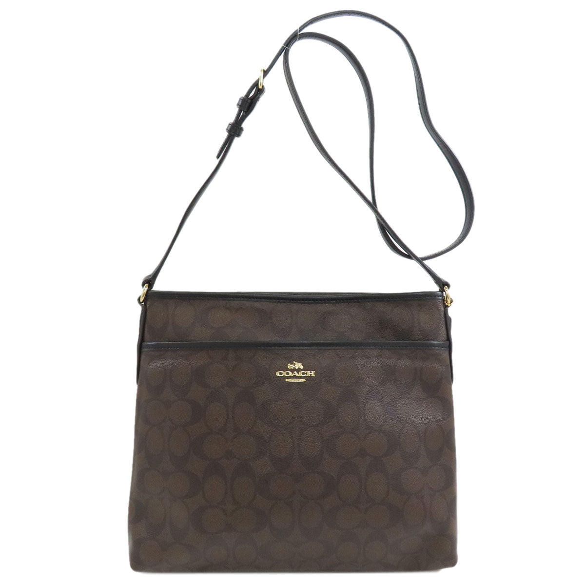 COACH Signature Shoulder Bag PVC Ladies [Used]