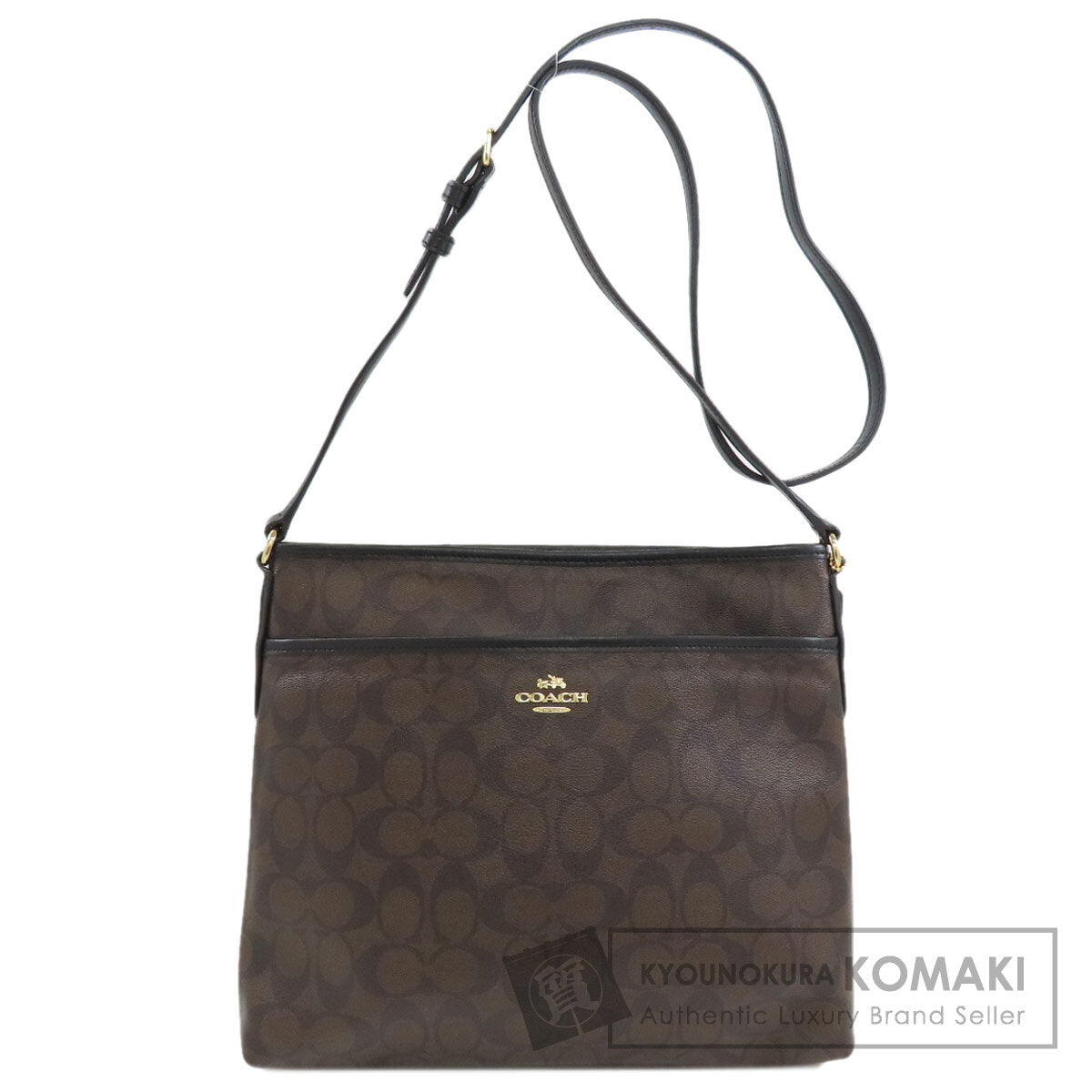 COACH Signature Shoulder Bag PVC Ladies [Used]