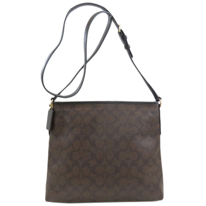 COACH Signature Shoulder Bag PVC Ladies [Used]