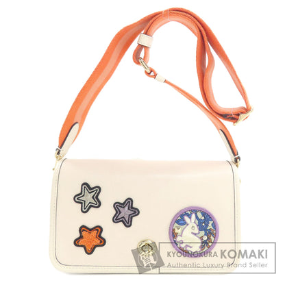 COACH F20913 Rabbit appliqué motif Shoulder Bag Leather Ladies [Used]