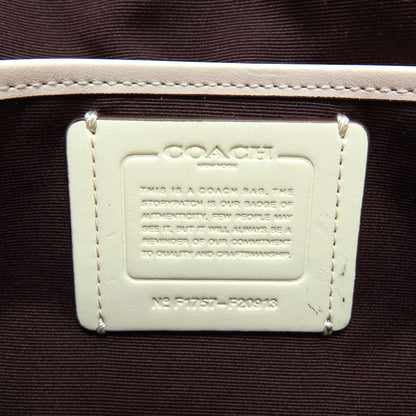 COACH F20913 Rabbit appliqué motif Shoulder Bag Leather Ladies [Used]