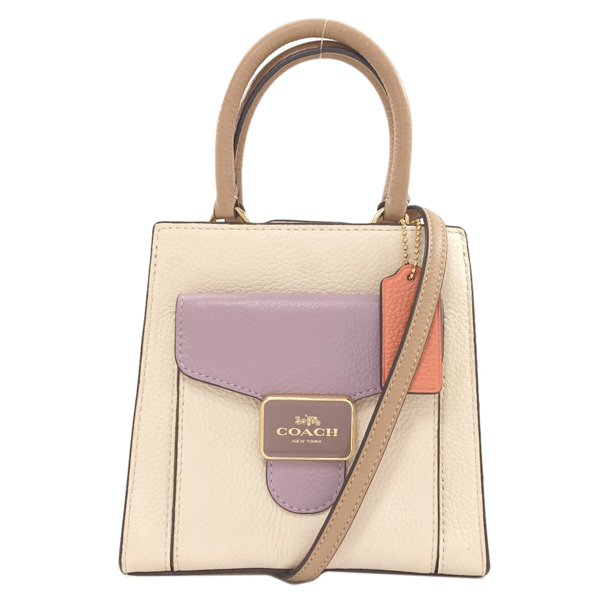 COACH CA620 Mini Pepper 2WAY Handbag PVC Ladies [Used]